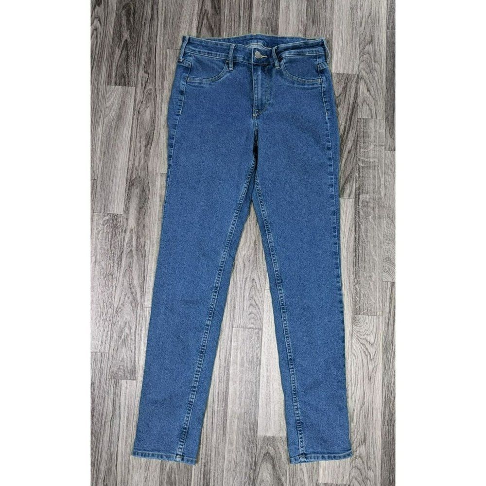 &Denim By H&M Womens‎ Size 29 Skinny Ankle Regular Waist Denim Blue Jeans